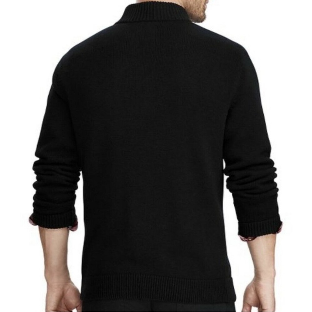 CHAPS Fairisle Polar Bear Mock Neck Sports Sweater XL - Picture 2 of 5